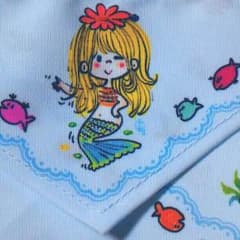水森亜土　きんちゃく袋　マーメイド柄のサムネイル