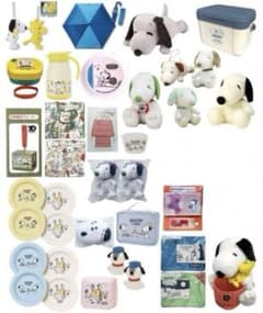 スヌーピー　くじ　プライズ　まとめ売り　ぬいぐるみ　傘　ポット　マスコット　お皿