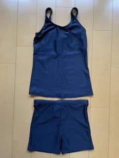 スクール水着　女の子　160cm セパレート（紺色）のサムネイル