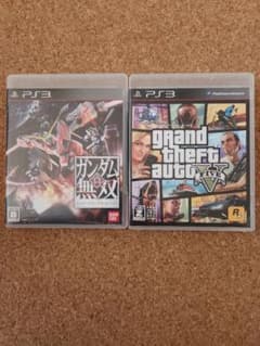 PS3 ソフト2本セット ガンダム無双 グランド・セフト・オートVのサムネイル
