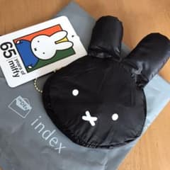 インデックス ミッフィーエコバッグ（黒）（白）セットのサムネイル