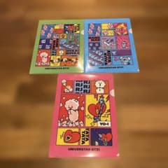 Brand new, unused Kura Sushi x BT21 clear file set