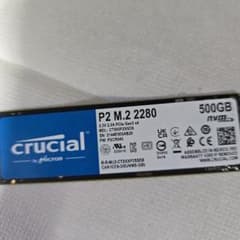 Crucial P2 M.2 2280 500GB SSDのサムネイル