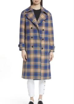 極美品rag & bone Ace Plaid Trench Coatのサムネイル