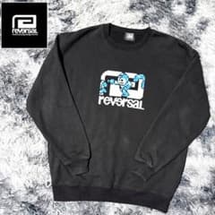 reversal ×ロックマン スウェット XL 黒 メガマンのサムネイル