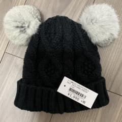 ポンポン♡ニット帽　キッズのサムネイル