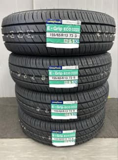 全国送料込☆新品グッドイヤーEG02☆155/65R13☆軽自動車、パレット 
