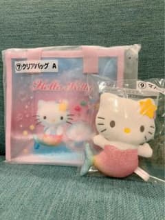 Hello Kitty 人魚 マスコット クリアバッグのサムネイル