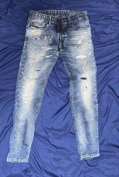 DIESEL✖️ ロンハーマンsize26 ジョグジーンズ　スエットデニム DIESEL✖️ ロンハーマンsize26 ジョグジーンズ スエットデニム - メルカリ