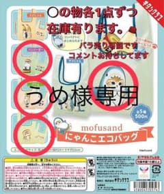 mofusand エコバック　サメにゃんのサムネイル