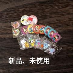 BT21 キャラクター缶バッジ アクリルキーホルダー まとめ売り 16点セットのサムネイル