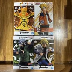 나루토 질풍전 BORUTO 미나토 카카시 나루토 볼트 피규어 세트