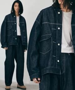 【WYM LIDNM】HEAVY OZ WIDE DENIM SET-UPのサムネイル