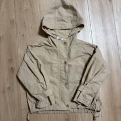 ikka キッズ フード付きジャケット ベージュ 120のサムネイル