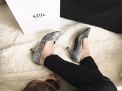 パイソン柄パンプスのサムネイル