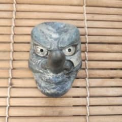 魔除け】銅製 天狗面 壁掛け オブジェ 骨董品 天狗 マスク