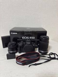 【美品・保証あり】Canon EOS R50 ダブルズームキット ブラックのサムネイル