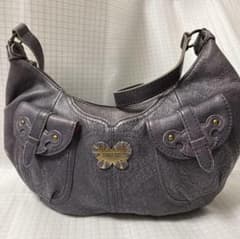 ANNA SUI グレー ショルダーバッグのサムネイル
