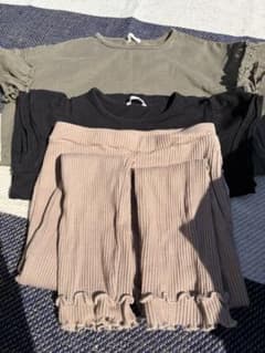 3点セットワンピ、カットソー、レギンスのサムネイル