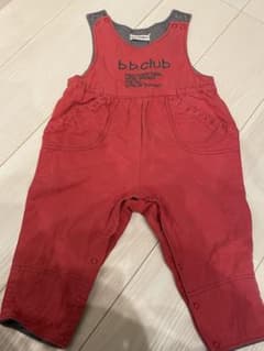 b.b.CLUB サロペット 赤 90サイズのサムネイル