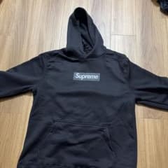 Supreme ボックスロゴ パーカー ブラックのサムネイル