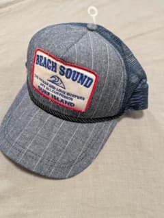 新品　BEACH SOUND キャップ ストライプ メッシュ　ビーチサウンドのサムネイル