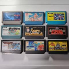 FC ファミコンカセット9本 動作未確認ジャンク品まとめ売り - メルカリ