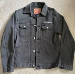 【最終値下げ】ヒステリックグラマー　黒デニムジャケット (HYS FACT1) 最終値下げ】ヒステリックグラマー 黒デニムジャケット (HYS FACT1