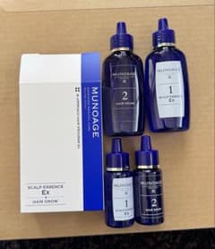 【新品】MUNOAGE スカルプエッセンスEX & ヘアグロウ 4本セットのサムネイル