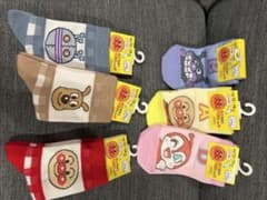 アンパンマン キッズ靴下 6足セット 13-19cmのサムネイル