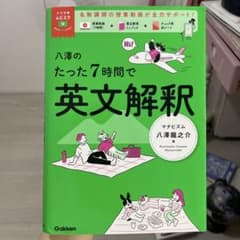 八澤のたった7時間で英文解釈 Gakkenのサムネイル