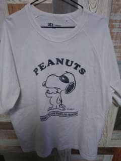 UNIQLO UT PEANUTS スヌーピー Tシャツ ホワイト XLのサムネイル