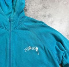 Stussy ターコイズ ジップアップパーカーのサムネイル