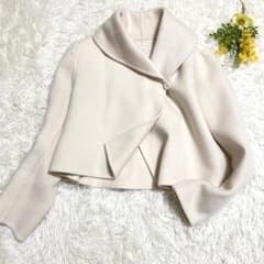 FOXEY カシミア100%Wフェイスジャケット　ショートコート　ショールカラー FOXEY カシミア100%Wフェイスジャケット ショートコート ショール