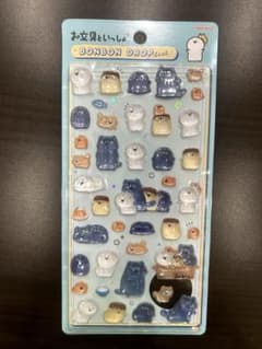 【新品】お文具といっしょ みんな ボンボンドロップシールのサムネイル