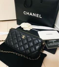 正規品CHANELシャネルマトラッセチェーンウォレットキャビアスキン ❤️のサムネイル