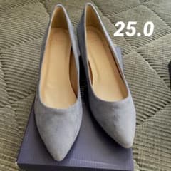 未使用パンプス【25.0】アイスブルーのサムネイル