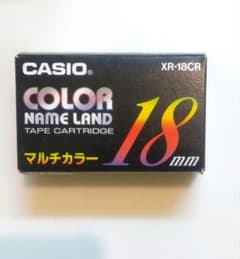 CASIO ネームランド 18mm マルチカラー テープ １個のサムネイル