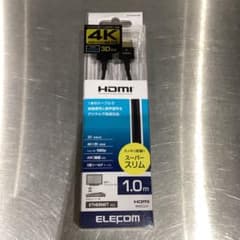 ELECOM 4K 3D HDMIケーブル 1.0mのサムネイル