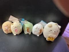 すみっコぐらし ぬいぐるみマスコット 5点セットのサムネイル