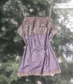 00s フェアリーコア グランジ 森ガール レトロ レースキャミ セクシー