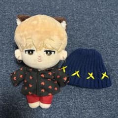BTS 박제 고양이 귀 지민 20cm