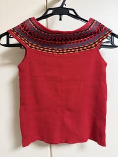 ROSE BUD ノースリーブニット レッドのサムネイル