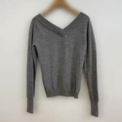 BURBERRY BLUE LABEL ニット トップス 長袖 グレー