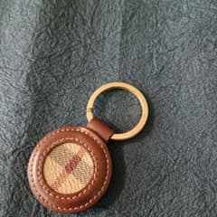 バーバリー ロンドン キーホルダー チャーム ノバチェック レザー
