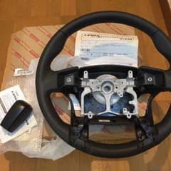 ランドクルーザープラド 革巻きハンドル、シフトノブのサムネイル