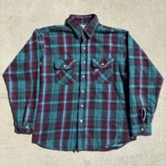 70s 80s FIVE BROTHER ネルシャツ　USA製 70s 80s USA製 FIVE BROTHER ネルシャツ - メルカリ