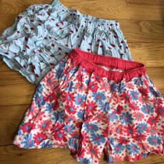 花柄 ショートパンツ キュロットのサムネイル