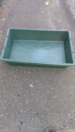 大型緑色プラスチック トロ舟のサムネイル
