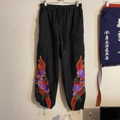 ガルフィー　燃える薔薇カーゴパンツのサムネイル
